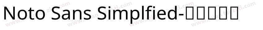 Noto Sans Simplfied字体转换